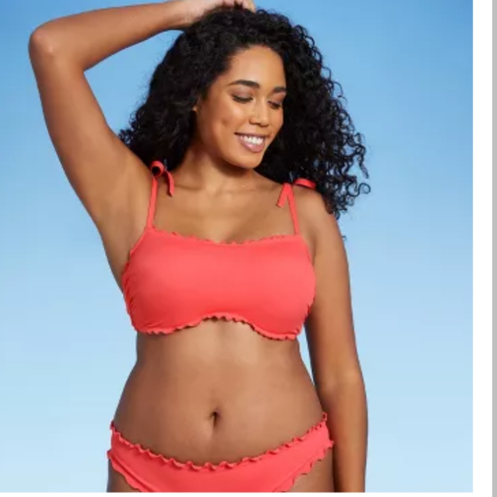 Women's Ruffle Bikini Top